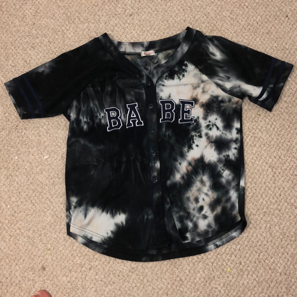 “Babe” Button down baseball jersey